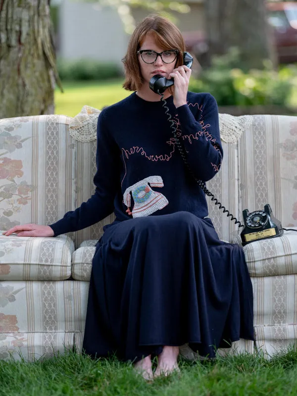 Grandma's Number Crewneck sold by Lingua Franca NYC product image thumbnail 2