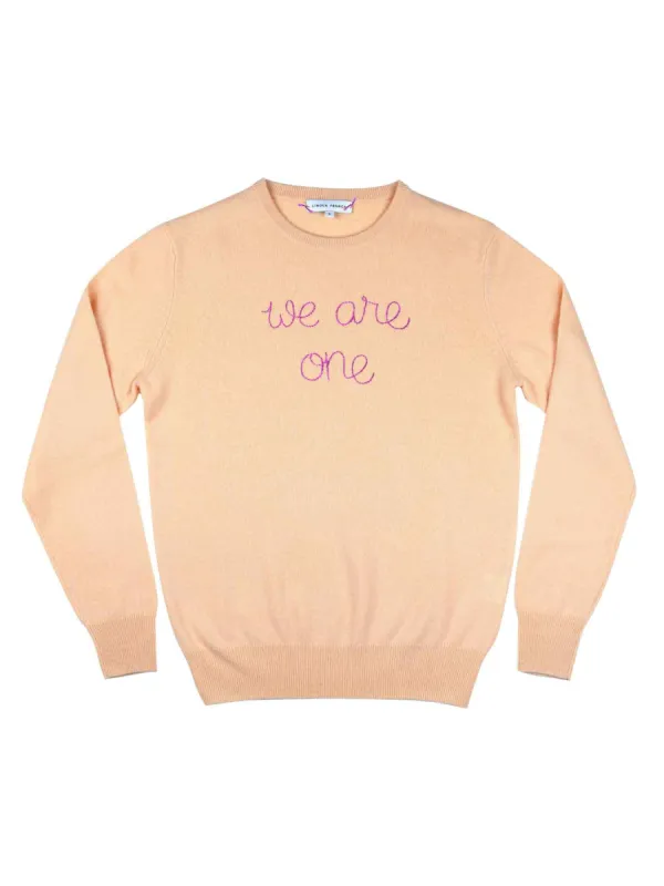 "we are one" Crewneck sold by Lingua Franca NYC