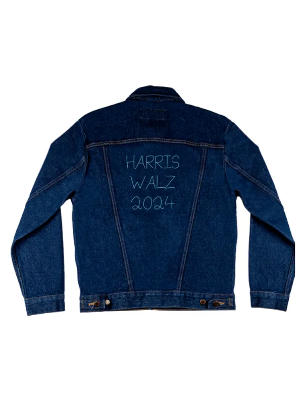"harris walz 2024" Adult Wrangler® Jacket sold by Lingua Franca NYC