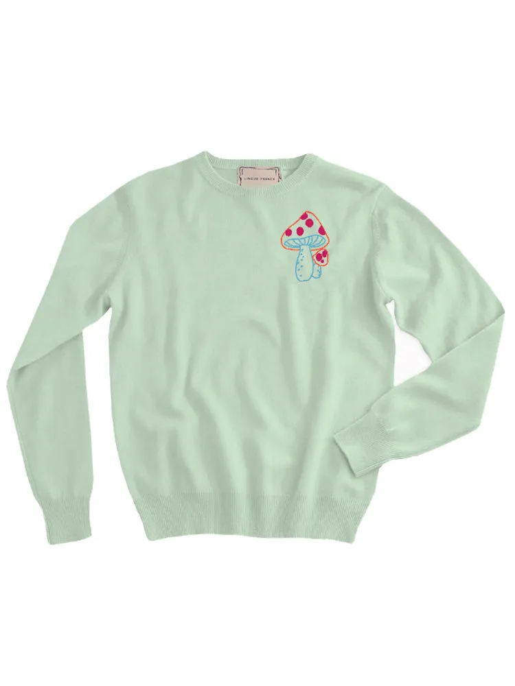 Magic Mushroom Crewneck sold by Lingua Franca NYC product image thumbnail 2