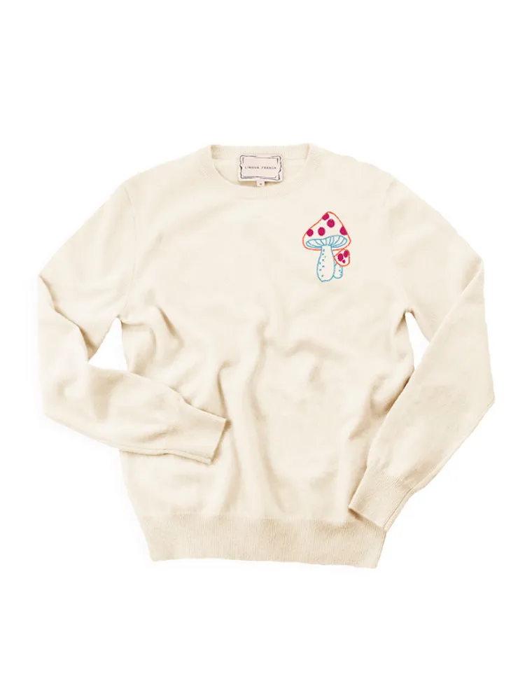 Magic Mushroom Crewneck sold by Lingua Franca NYC product image thumbnail 3