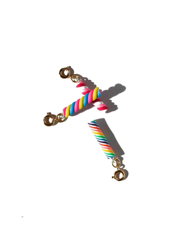 Candy Twist Charm made by Lingua Franca NYC