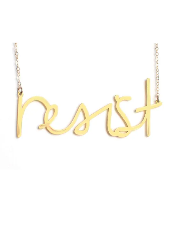 Resist made by Lingua Franca NYC