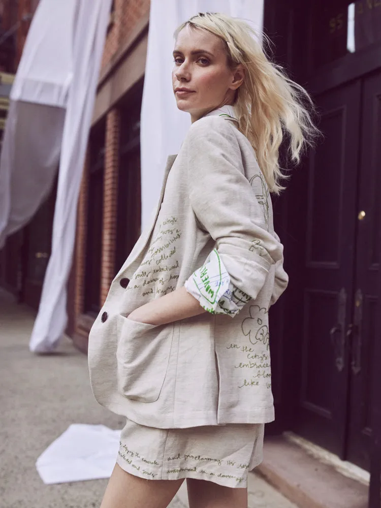 Waverly Linen Blazer sold by Lingua Franca NYC product image thumbnail 2