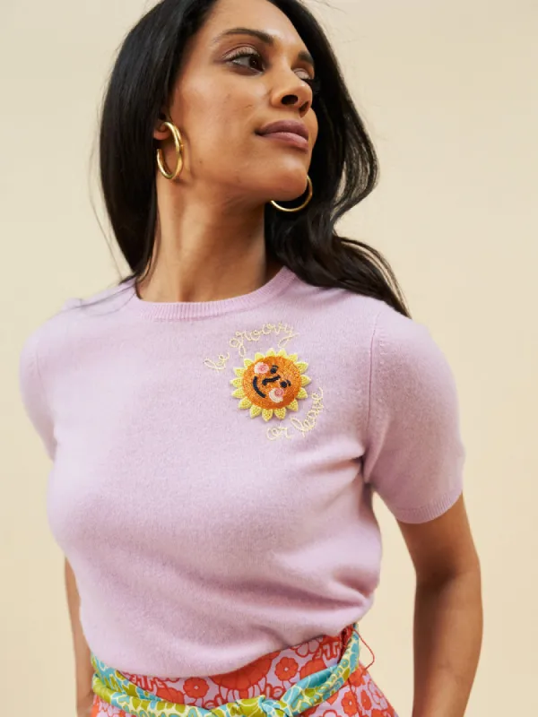 Be Groovy Short Sleeve sold by Lingua Franca NYC
