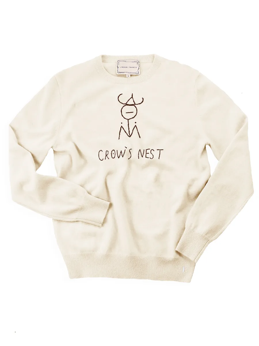 Montauk Man Crewneck sold by Lingua Franca NYC product image thumbnail 3