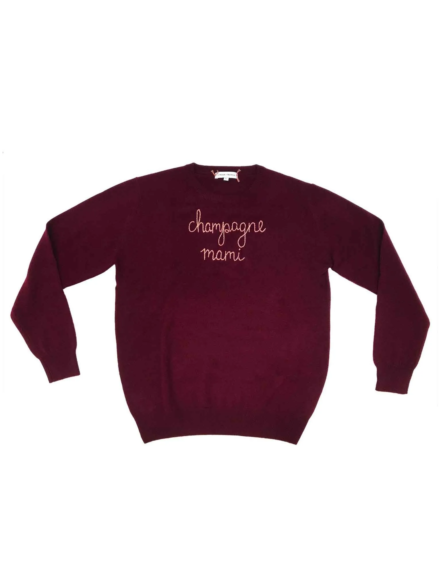 "champagne mami" Crewneck sold by Lingua Franca NYC