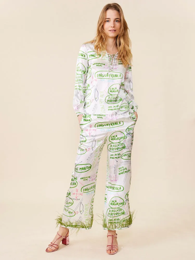 Hudson Silk Popover sold by Lingua Franca NYC product image thumbnail 2