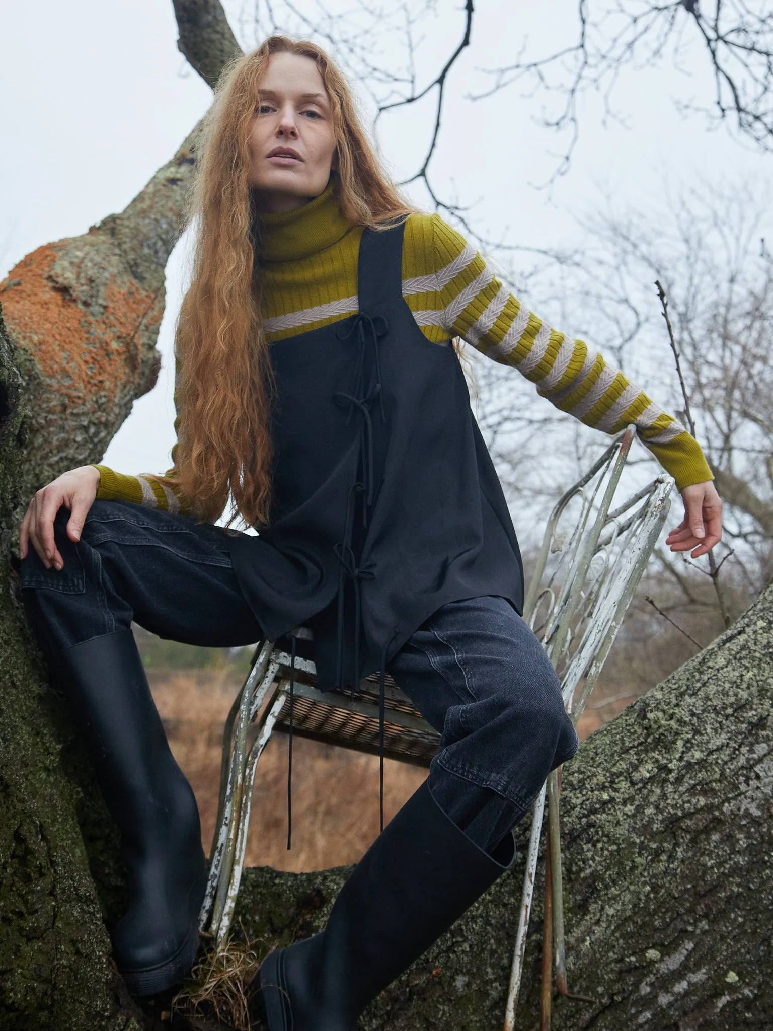 Morrissey Stripe Turtleneck sold by Lingua Franca NYC product image thumbnail 5