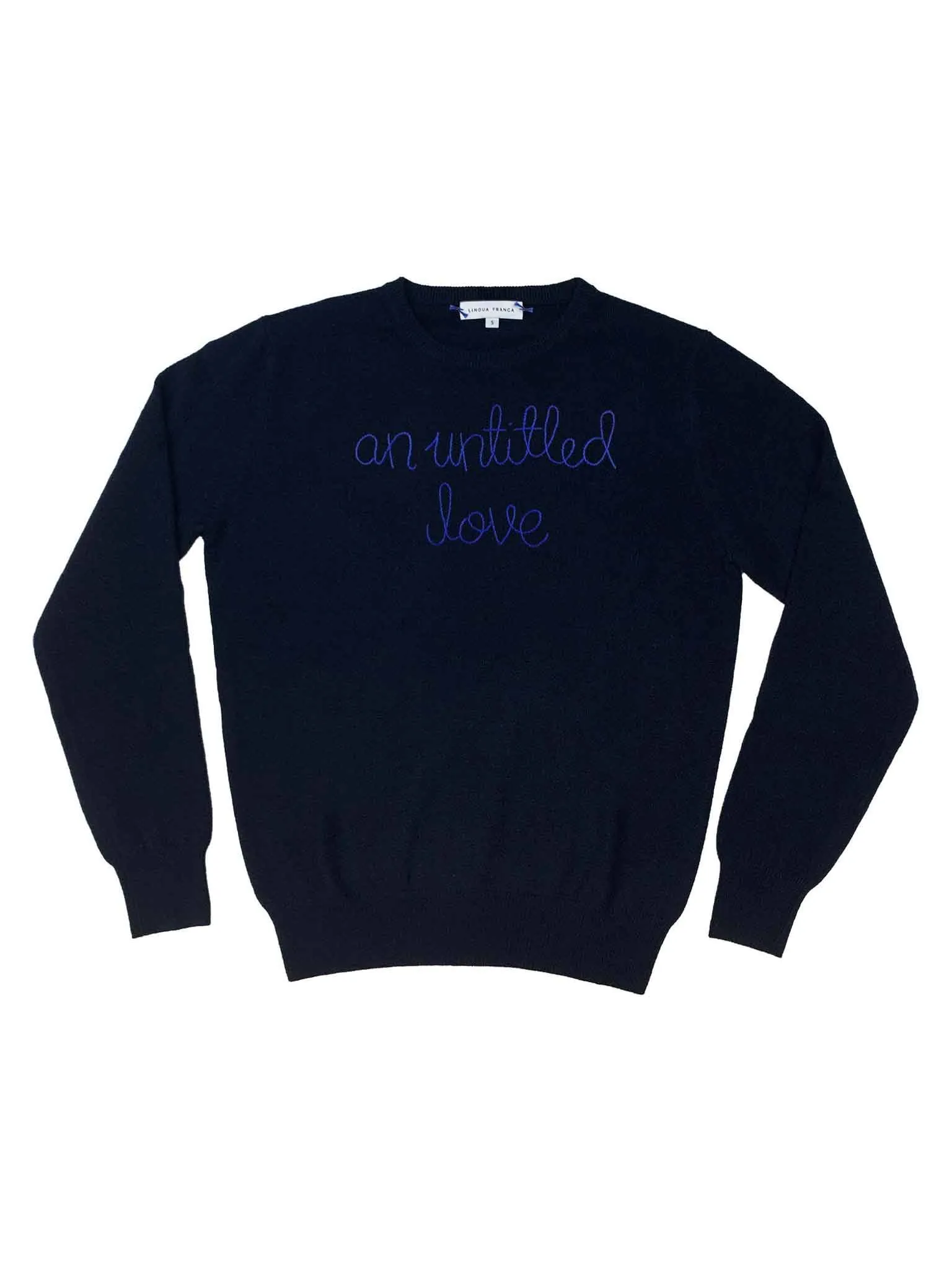 "an untitled love" Crewneck sold by Lingua Franca NYC product image thumbnail 2