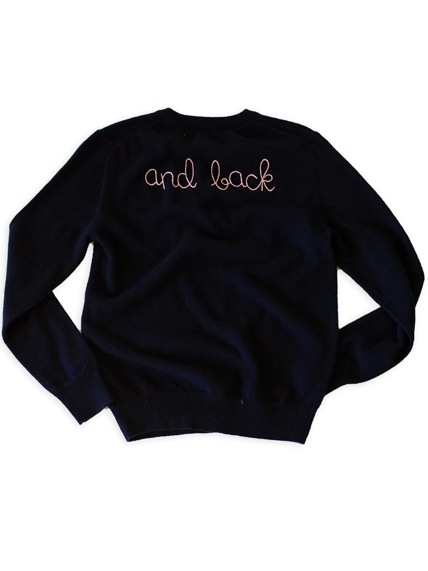 "love you to the moon and back" Crewneck sold by Lingua Franca NYC product image thumbnail 2