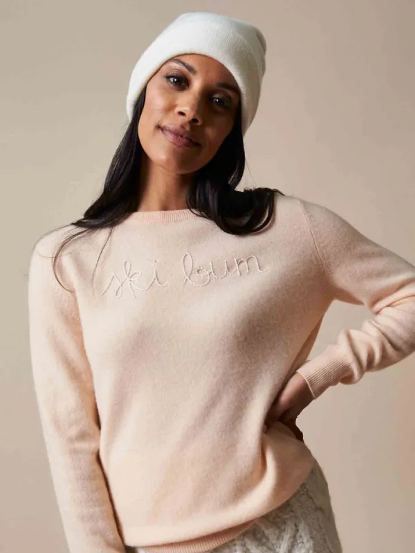 "ski bum" Crewneck sold by Lingua Franca NYC