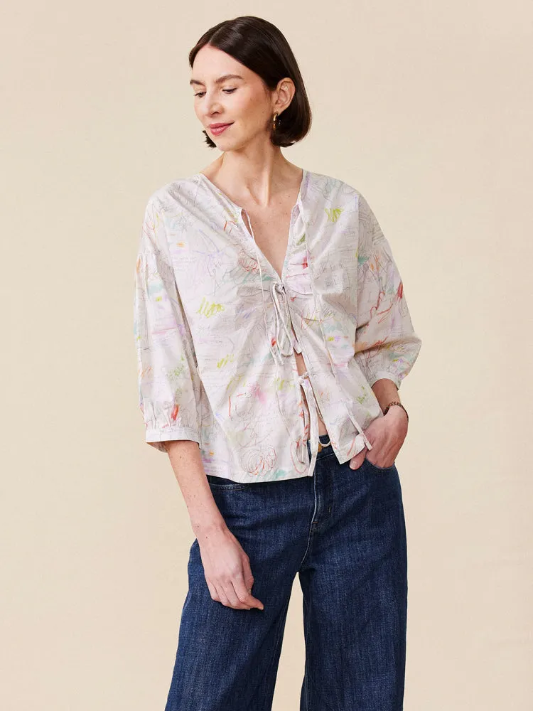 Jacobs Blouse sold by Lingua Franca NYC product image thumbnail 3