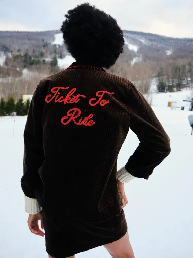 Ticket to Ride Jacket sold by Lingua Franca NYC product image thumbnail 2