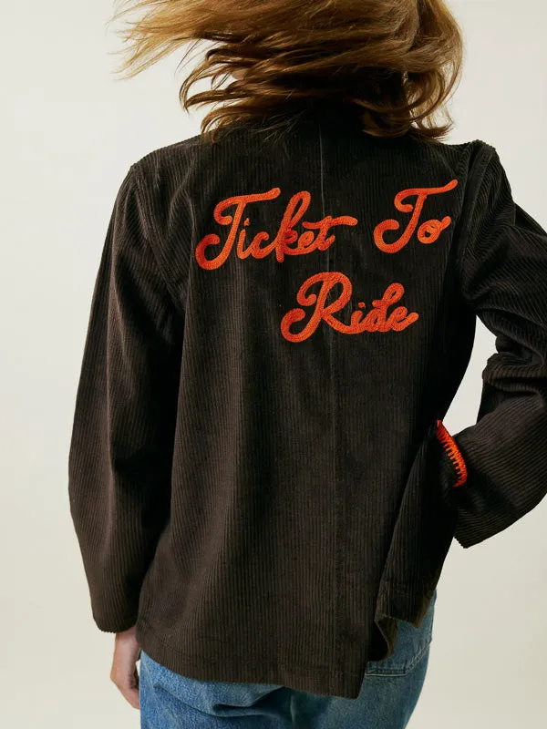 Ticket to Ride Jacket sold by Lingua Franca NYC