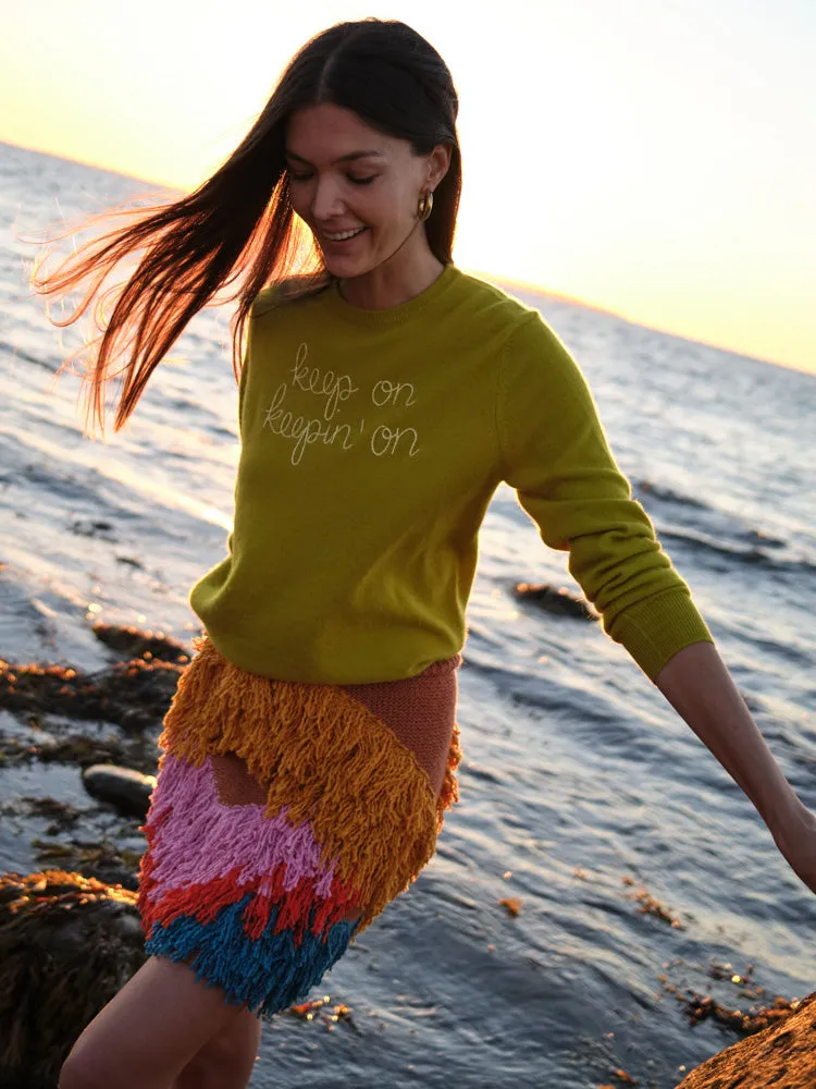 Keep on Crewneck sold by Lingua Franca NYC product image thumbnail 3