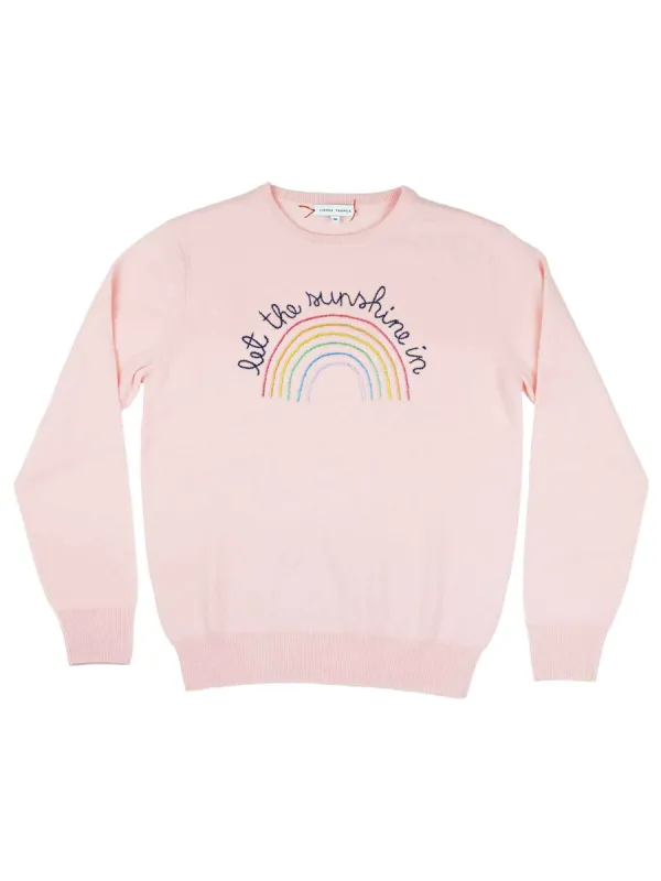 "let the sunshine in" Crewneck sold by Lingua Franca NYC