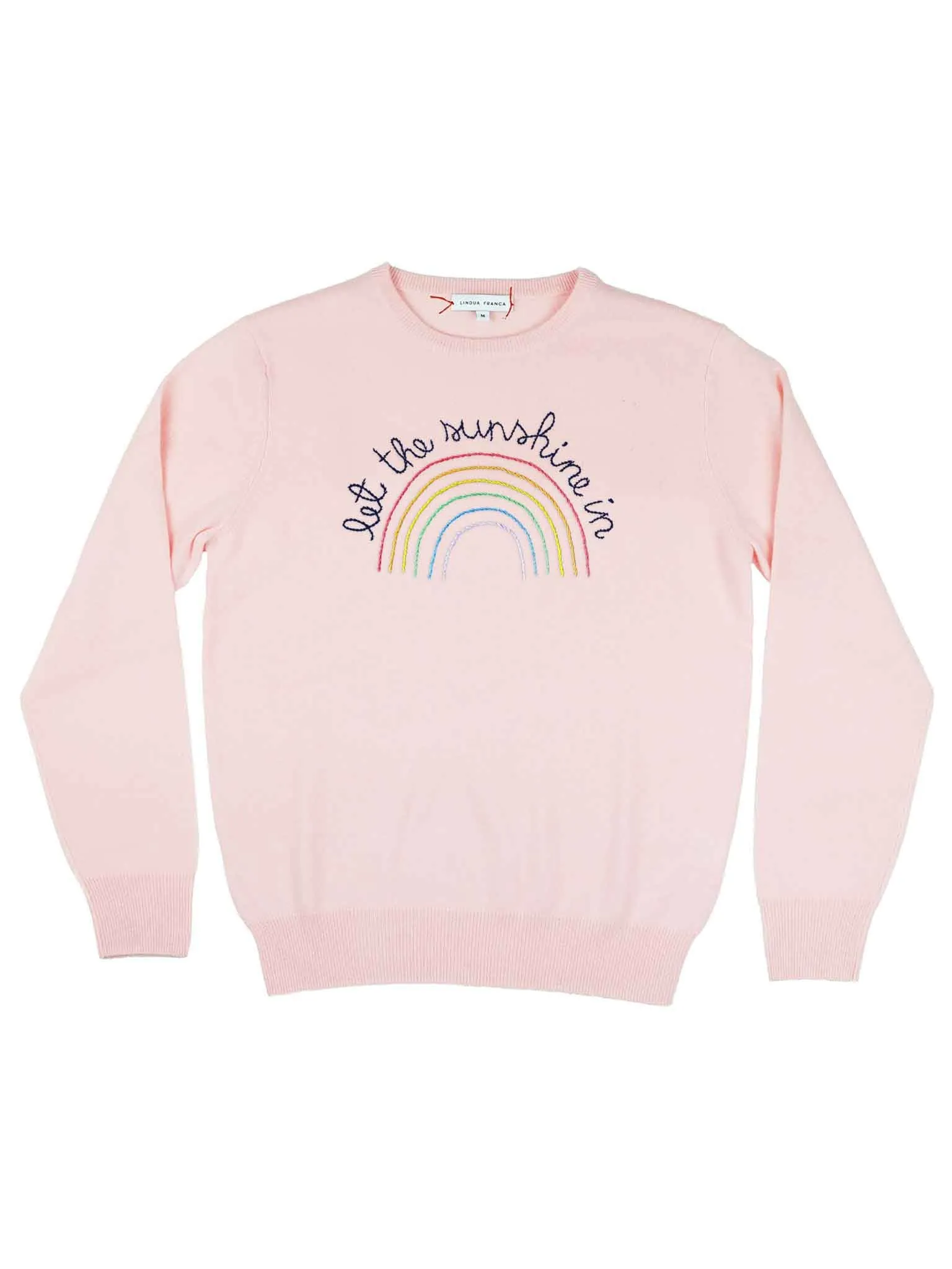 "let the sunshine in" Women's Crewneck sold by Lingua Franca NYC