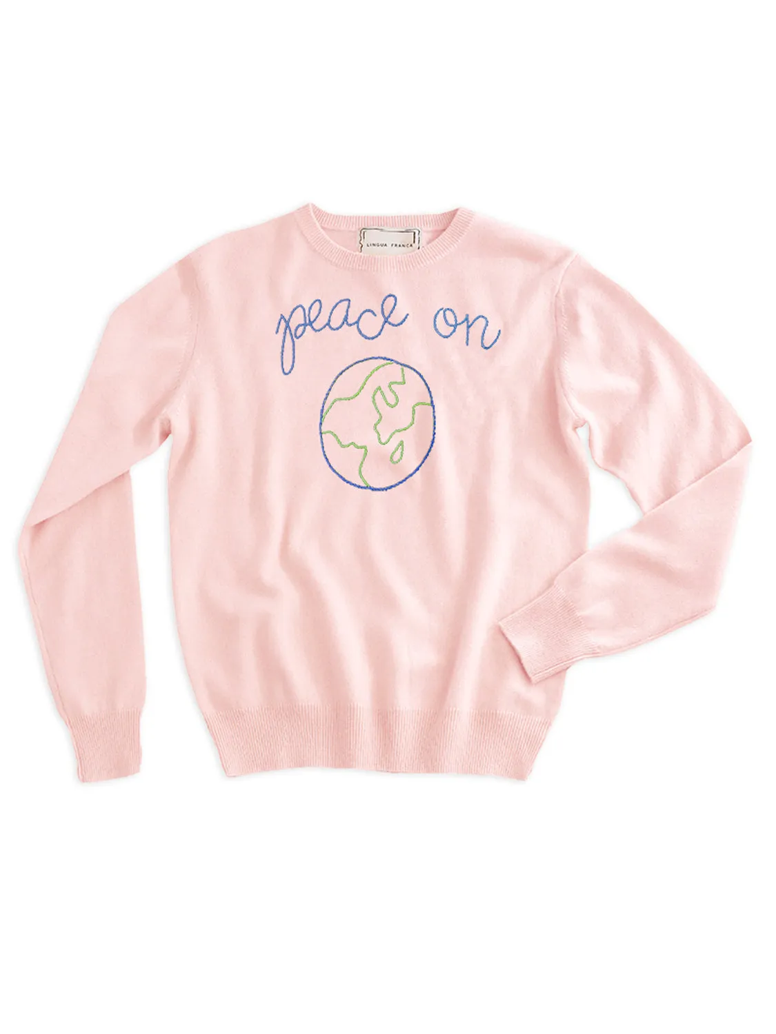 Peace On Earth Crewneck sold by Lingua Franca NYC product image thumbnail 5
