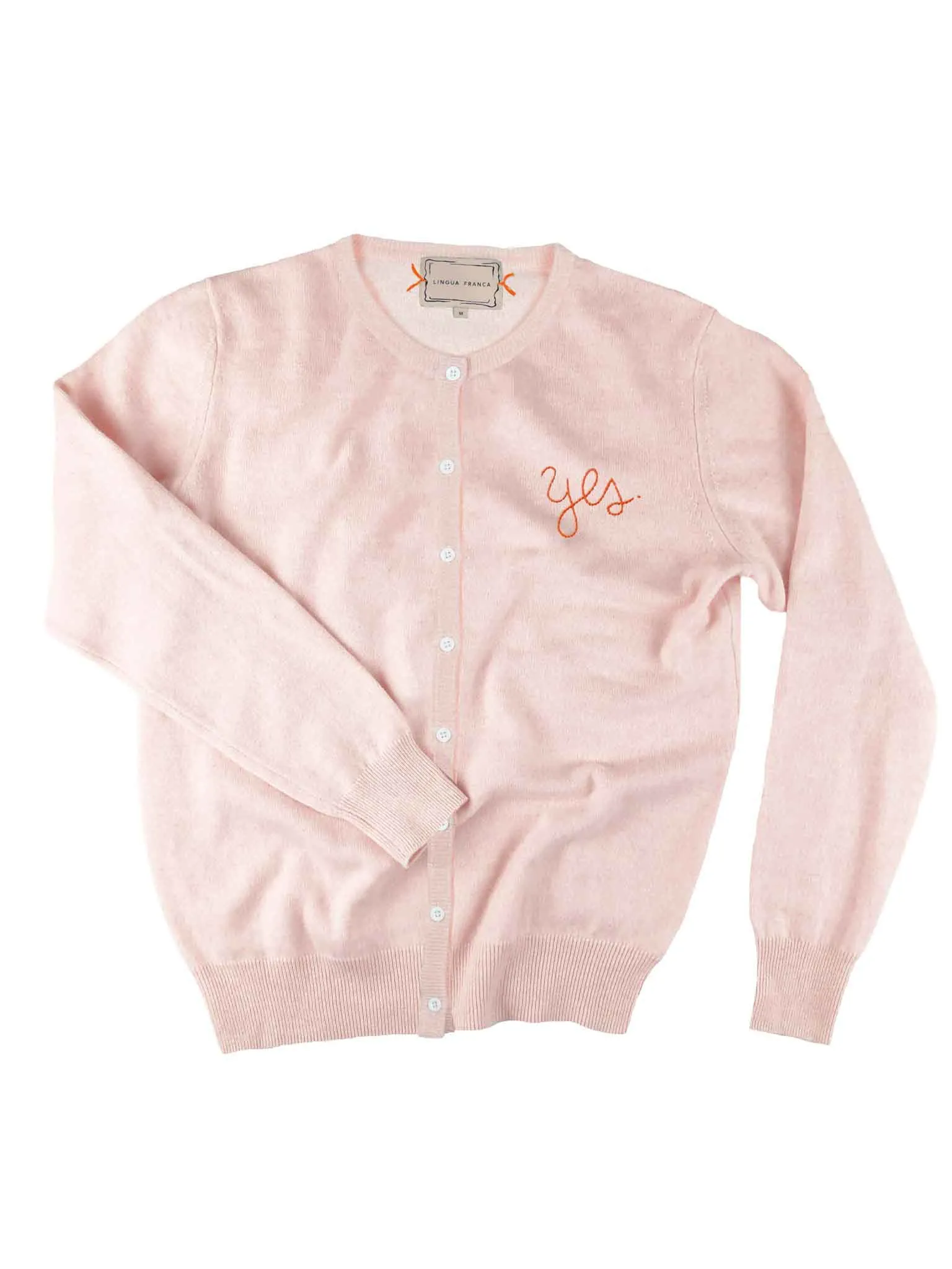 Yes Cardigan sold by Lingua Franca NYC