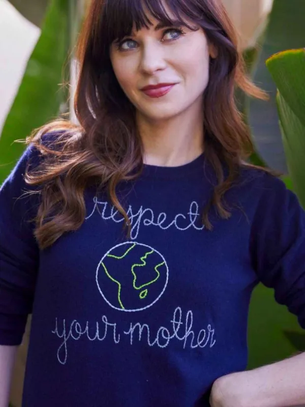 "respect your mother" Crewneck sold by Lingua Franca NYC