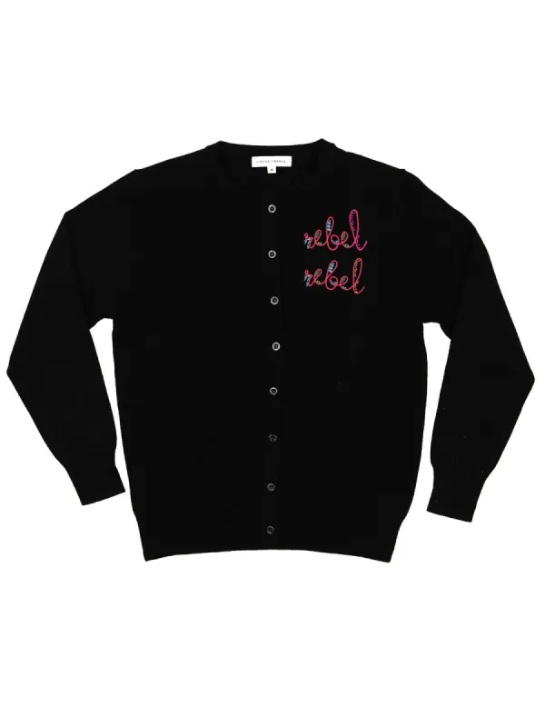 Rebel Rebel Classic Cardigan sold by Lingua Franca NYC