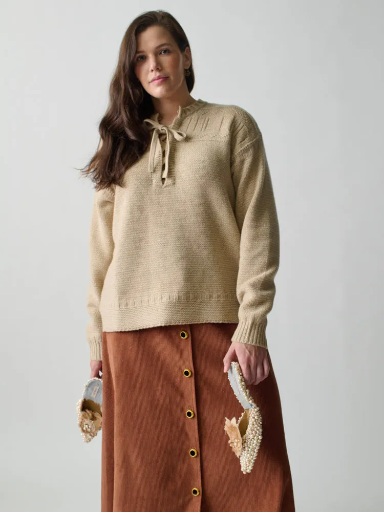 The End Guernsey Pullover sold by Lingua Franca NYC product image thumbnail 3