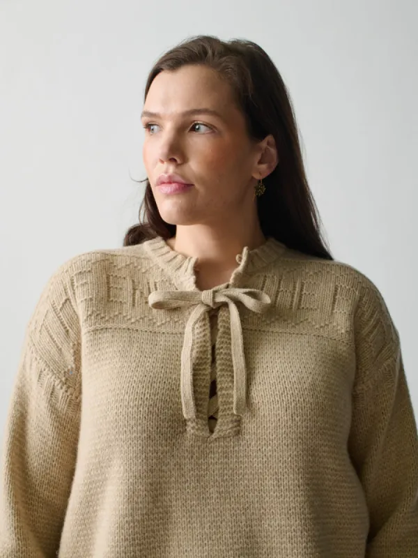 The End Guernsey Pullover made by Lingua Franca NYC