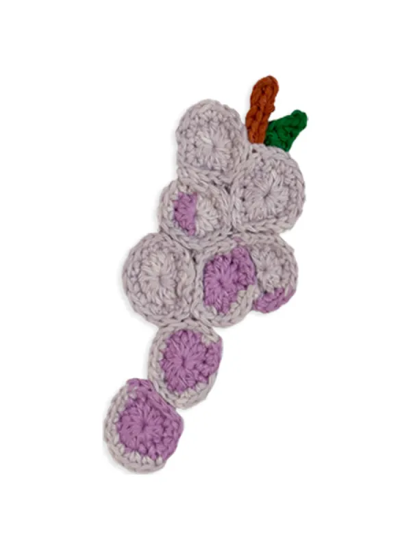 Crochet Grapes Patch sold by Lingua Franca NYC