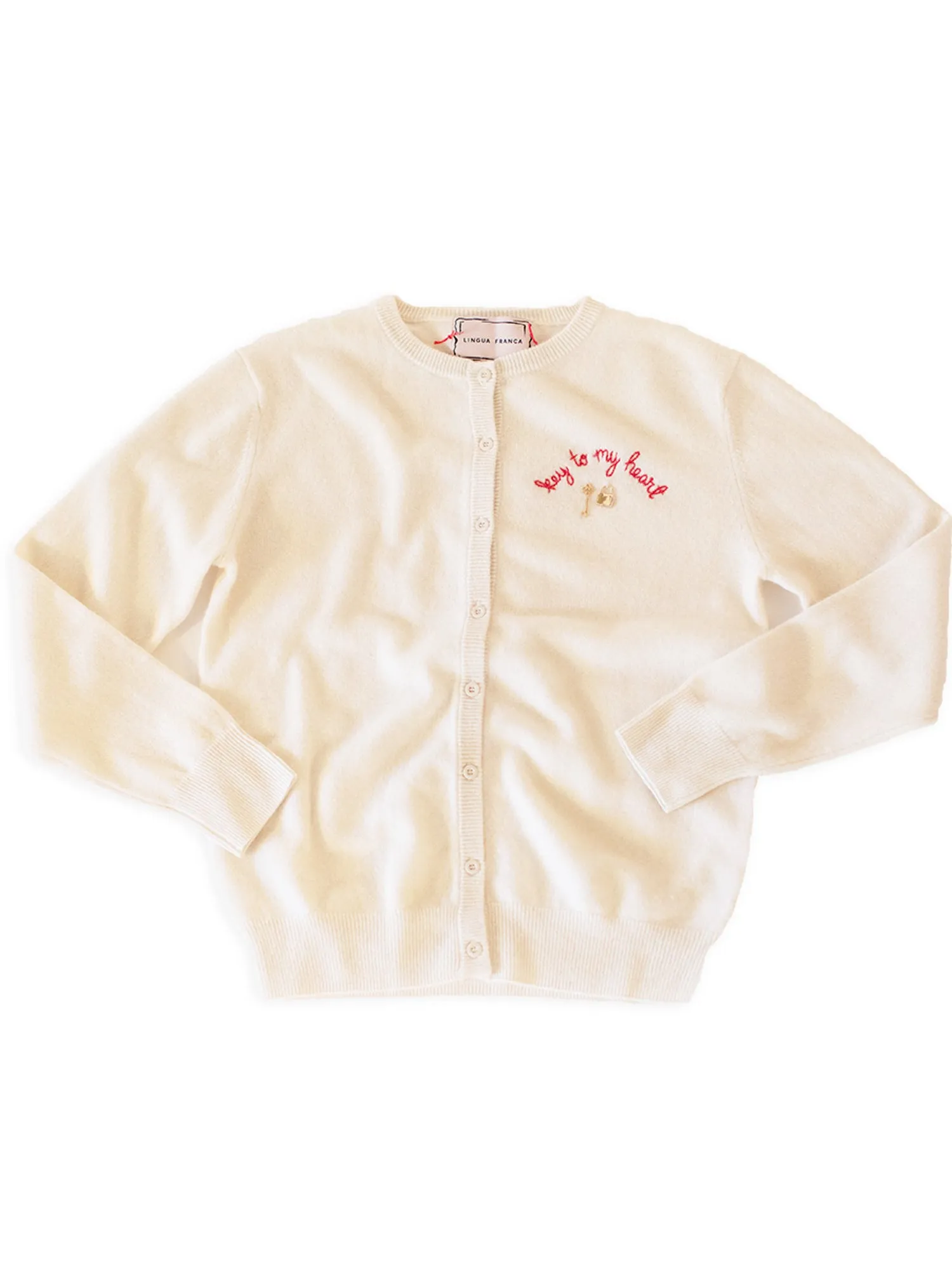 Key to my Heart Cardigan sold by Lingua Franca NYC