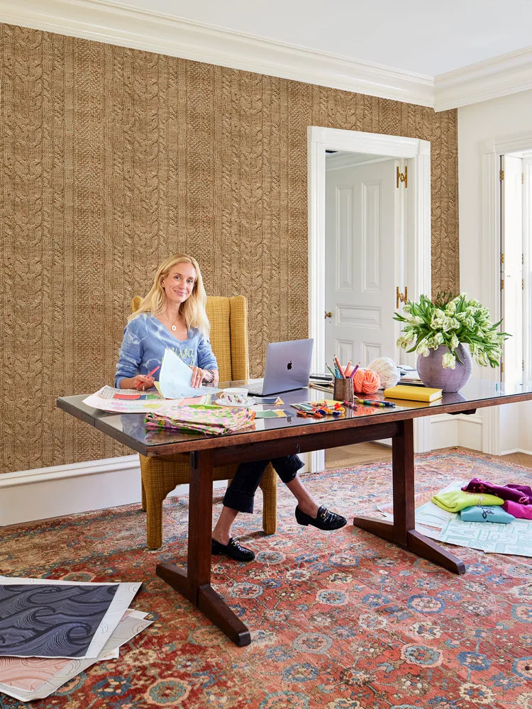 Cable Knit Walls sold by Lingua Franca NYC