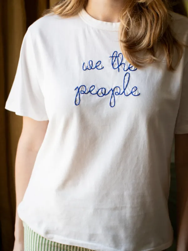 "we the people" T-Shirt made by Lingua Franca NYC