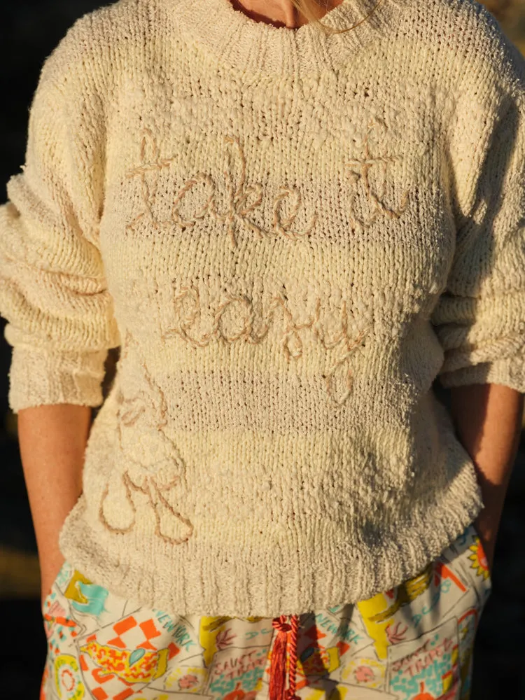 Take It Easy Pullover sold by Lingua Franca NYC product image thumbnail 3