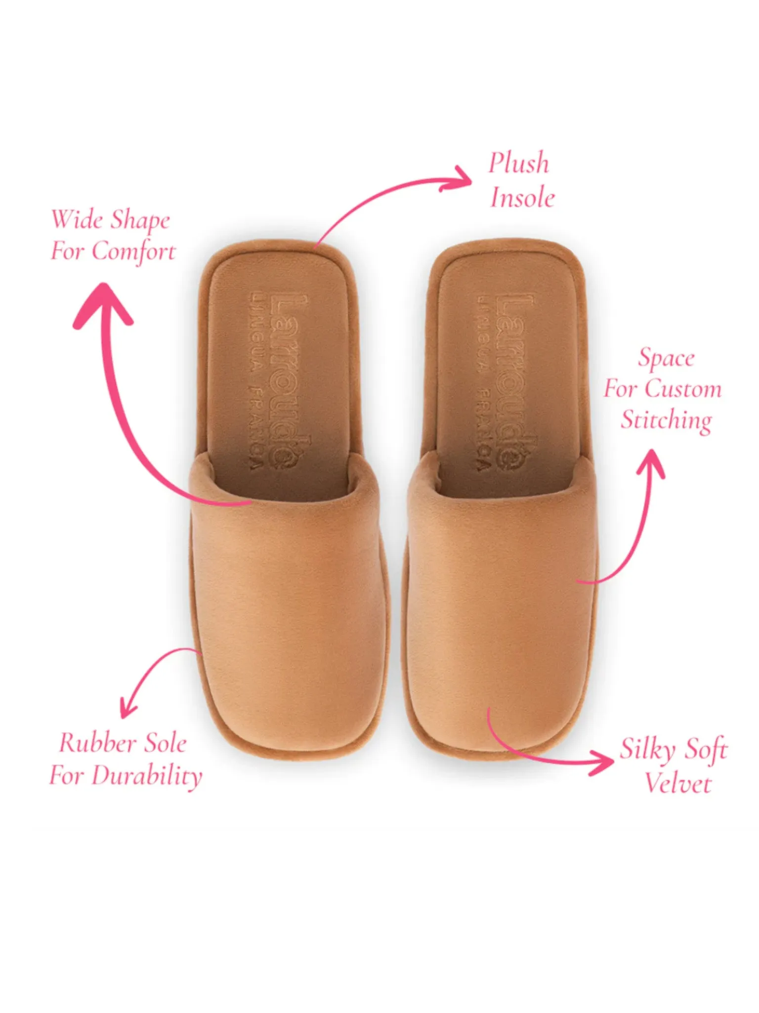 Larroudé x Lingua Franca Salted Caramel Customizable Sleeper sold by Lingua Franca NYC product image thumbnail 4