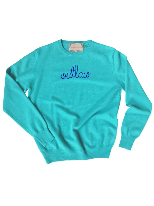 "outlaw" Crewneck sold by Lingua Franca NYC