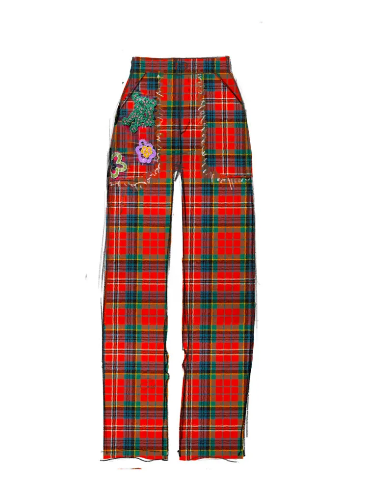 MacPherson Tartan Pants sold by Lingua Franca NYC product image thumbnail 3