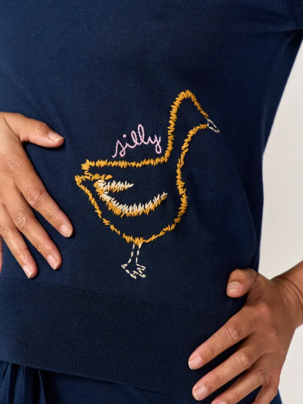 Silly Goose Short Sleeve made by Lingua Franca NYC