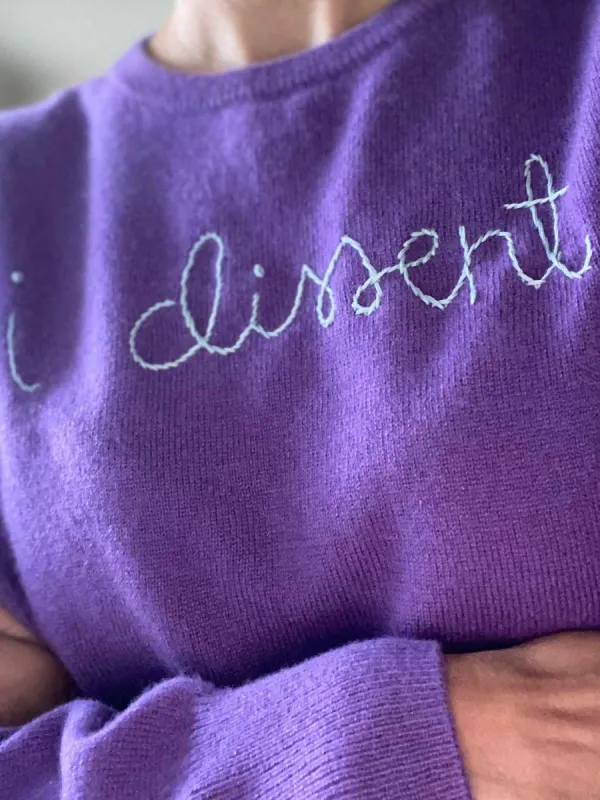 "i dissent" Crewneck sold by Lingua Franca NYC