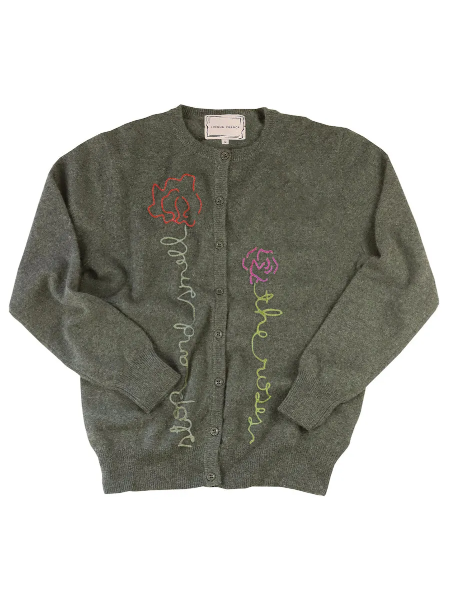 Stop and Smell the Roses Cardigan sold by Lingua Franca NYC product image thumbnail 5
