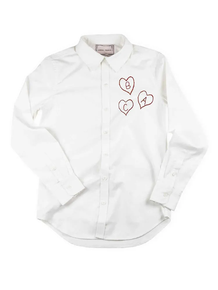 Mama Love Button Down Shirt sold by Lingua Franca NYC