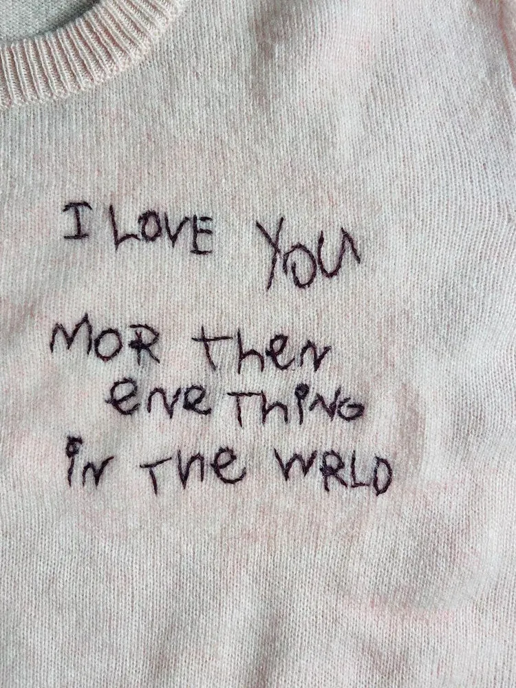 Bespoke Womens Crewneck sold by Lingua Franca NYC product image thumbnail 2