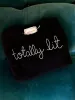 "totally lit" Crewneck sold by Lingua Franca NYC