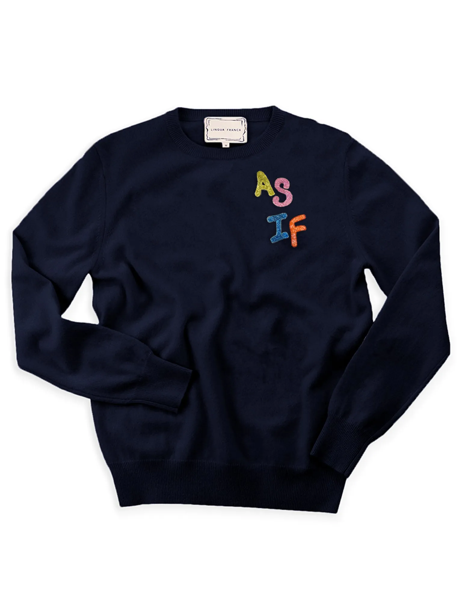 As If Crewneck sold by Lingua Franca NYC product image thumbnail 2
