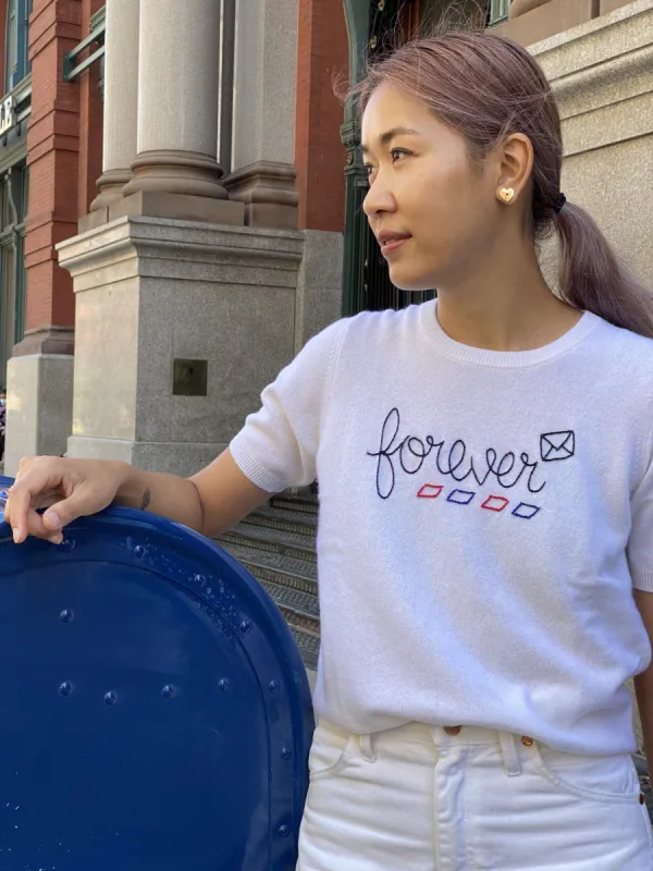 USPS Forever Long Sleeve sold by Lingua Franca NYC