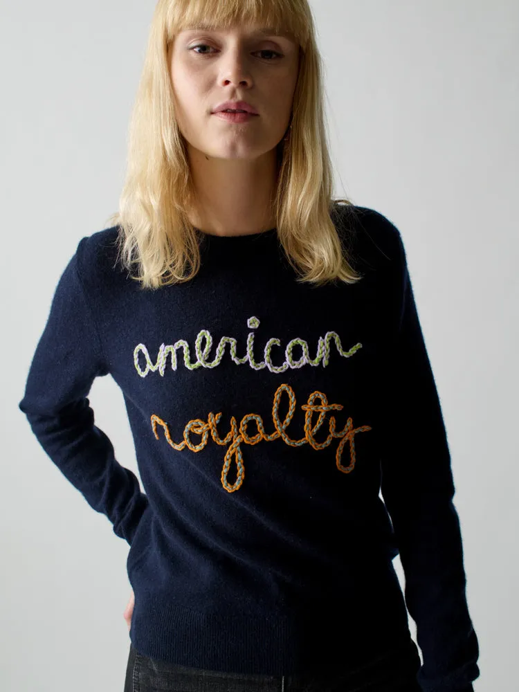 American Royalty Crewneck sold by Lingua Franca NYC