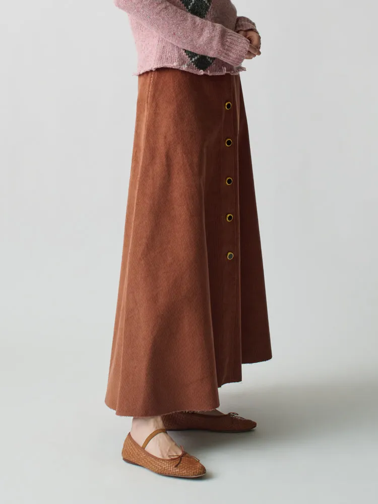 Radziwill Corduroy Skirt sold by Lingua Franca NYC