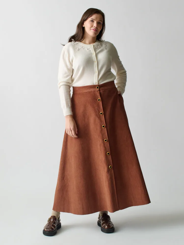 Radziwill Corduroy Skirt sold by Lingua Franca NYC product image thumbnail 4