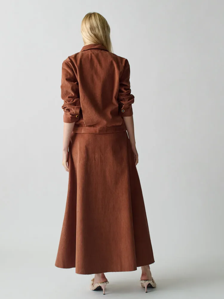 Radziwill Corduroy Skirt sold by Lingua Franca NYC product image thumbnail 3