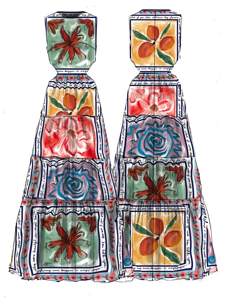 Marcia Dress sold by Lingua Franca NYC product image thumbnail 5