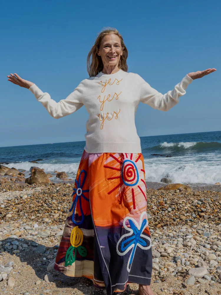 Yes Yes Yes Crewneck sold by Lingua Franca NYC